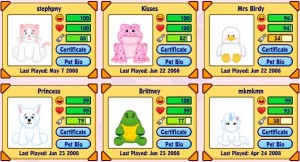 webkinz dog list