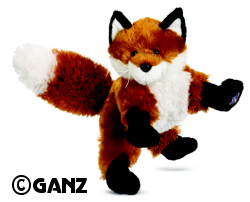 webkinz sun fox plush