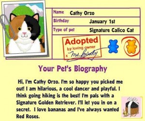 webkinz calico