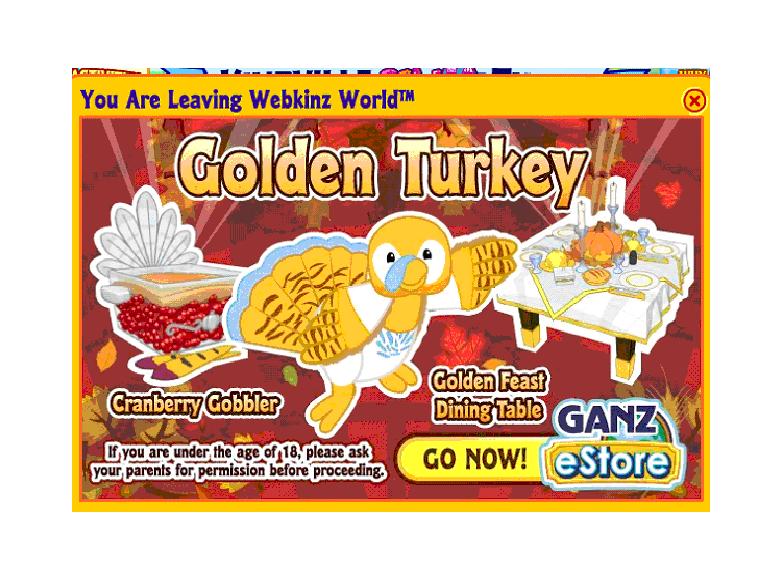 webkinz turkey