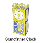 BlueYellowGrandfatherClock