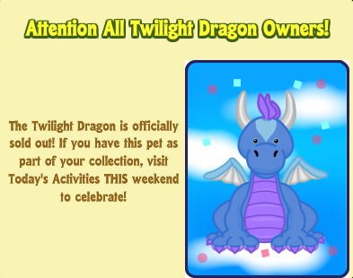 Webkinz twilight hot sale dragon