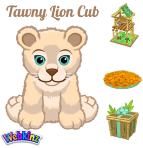 webkinz violet lion cub