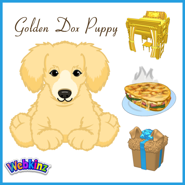 webkinz golden dox puppy